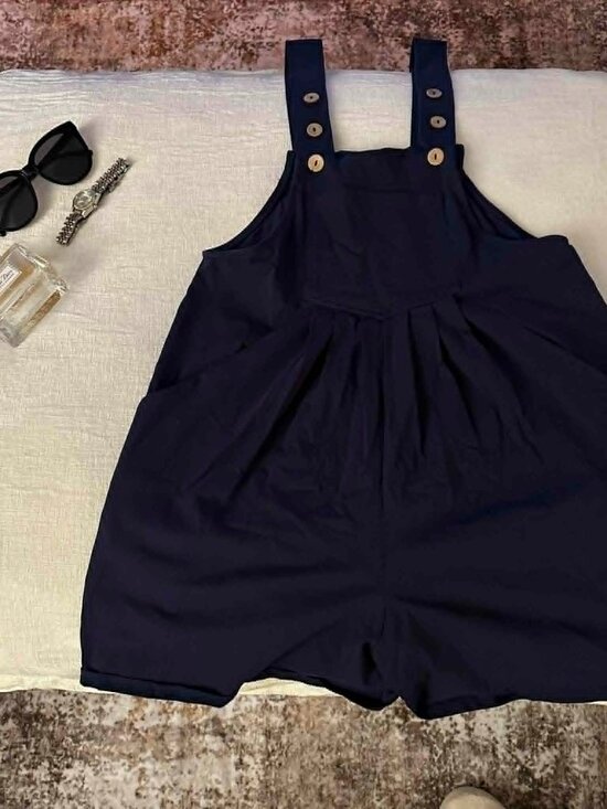 Pants - navy jump shorts
